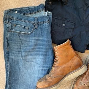 T.K. Axel Griswold Slim Straight Jeans